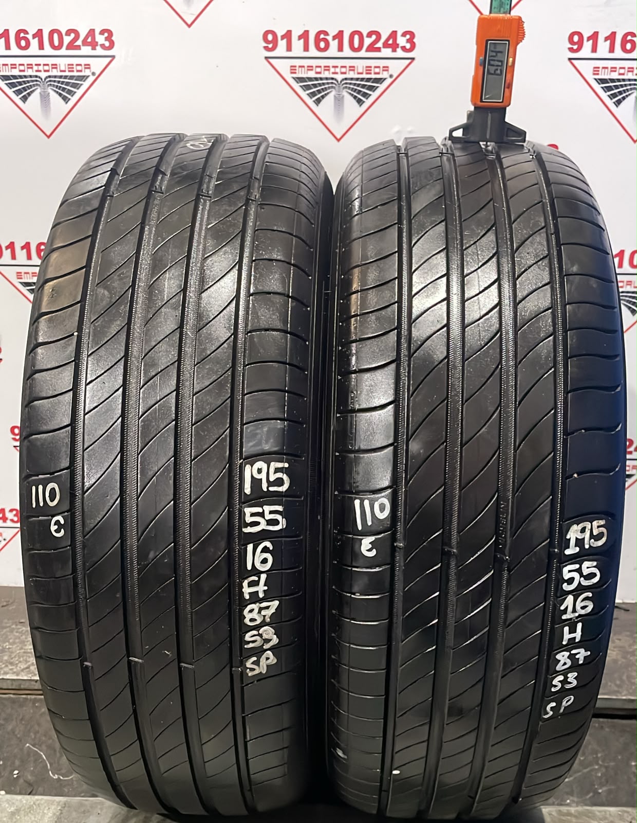 MICHELIN PRIMACY 4 S1 USADO  195/55 R16 87 H
